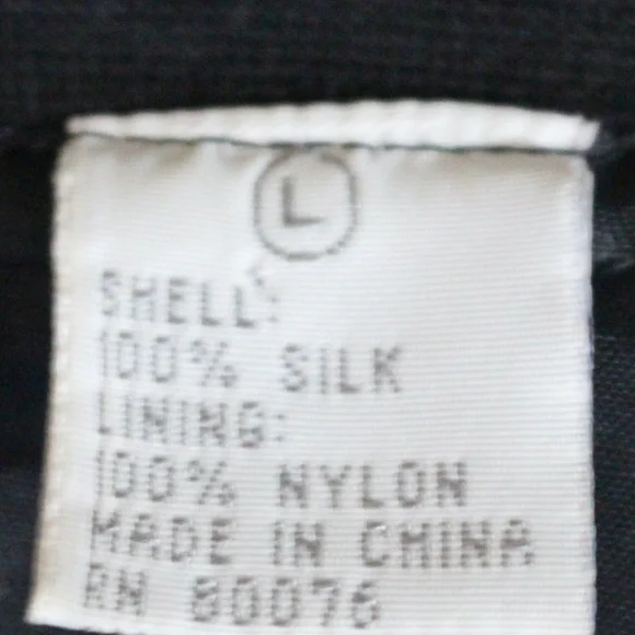 Robert Stock limited , bomber jacket 100% silk - Picture 9 of 9